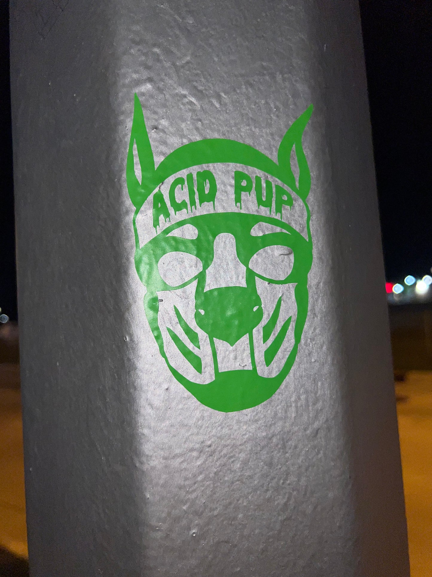 Acid Pup Logo Decal 5”