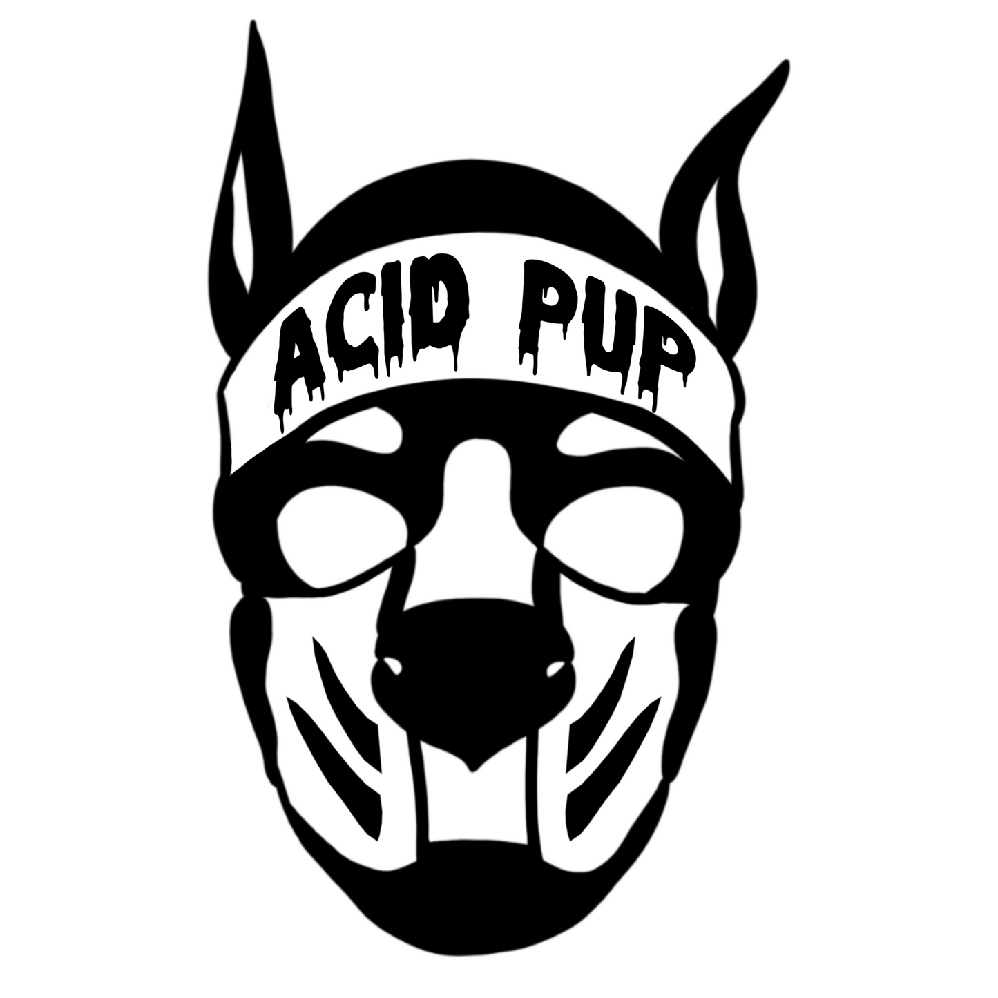 Acid Pup Logo Decal 5”