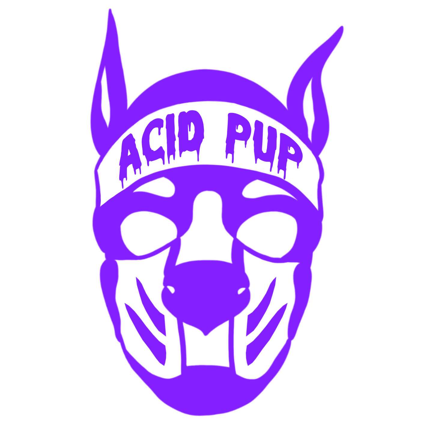 Acid Pup Logo Decal 5”