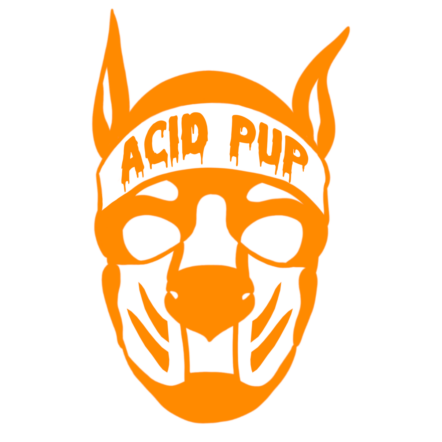 Acid Pup Logo Decal 5”