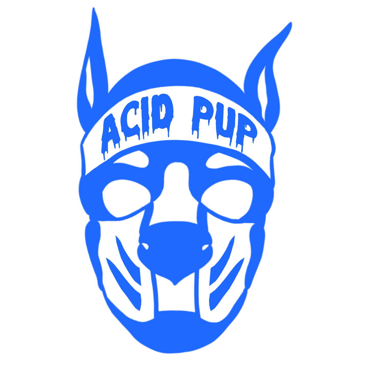 Acid Pup Logo Decal 5”