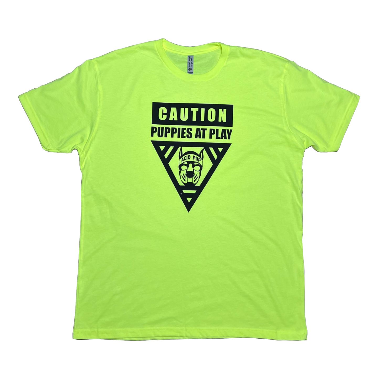 Acid Pup Caution Puppies at Play Shirt