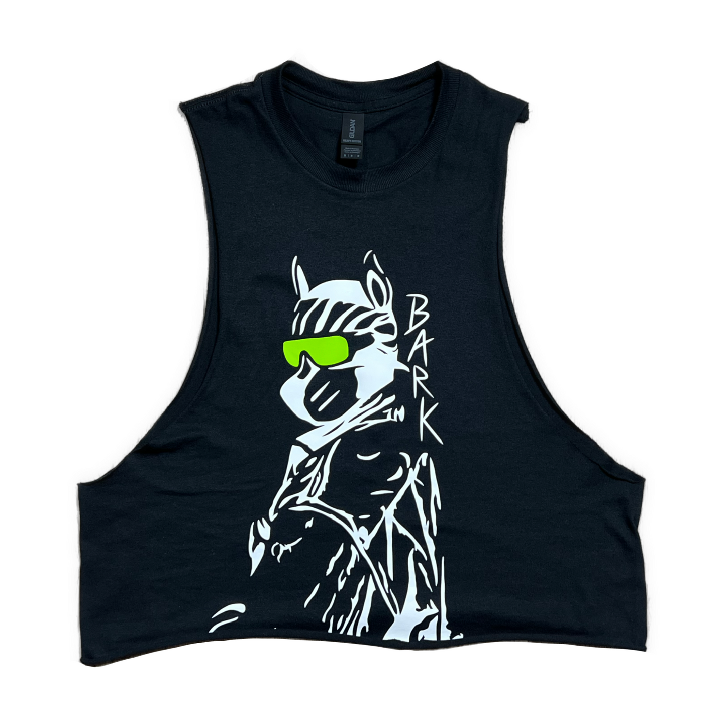 -NEW RELEASE- Acid Pup Bark Graphic Cropped Tank