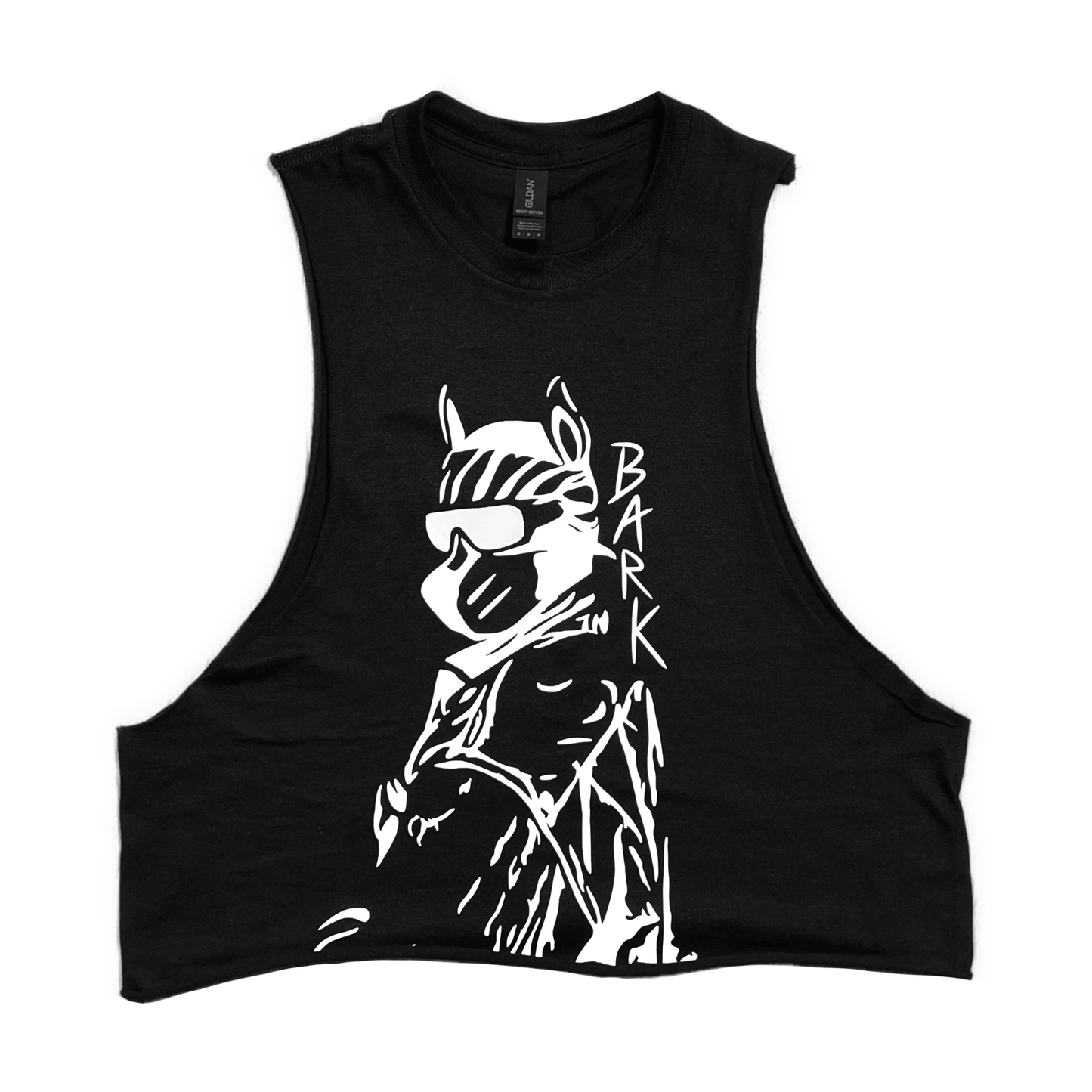 -NEW RELEASE- Acid Pup Bark Graphic Cropped Tank